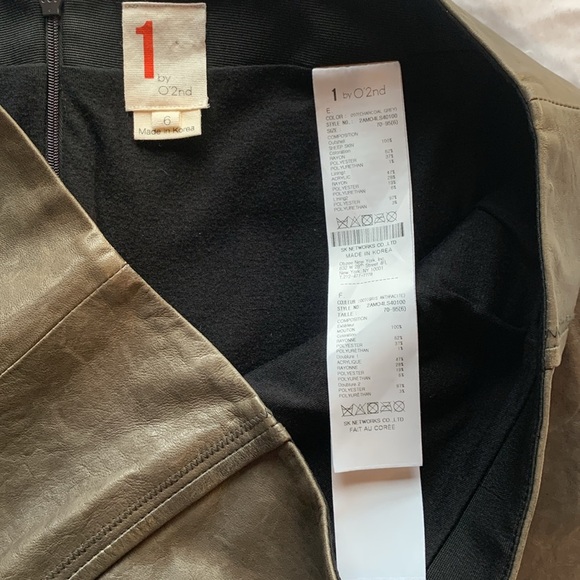 Women’s leather mini skirt truffle size 6 baddie punk edgy goth rocker grunge - Picture 8 of 10